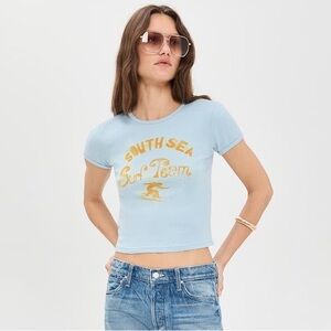MOTHER Itty Bitty Ringer Tee